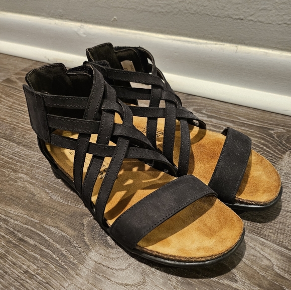 Naot Black Marita Gladiator Sandals 37 - Picture 12 of 14